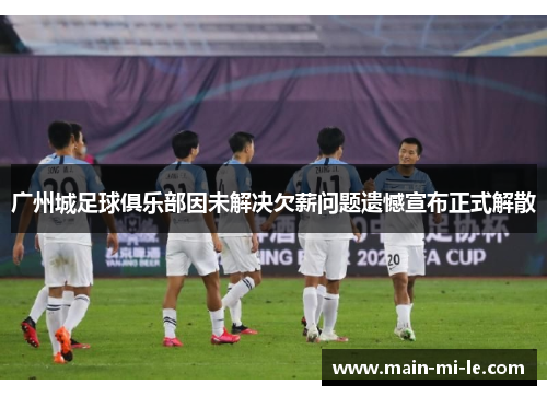 广州城足球俱乐部因未解决欠薪问题遗憾宣布正式解散 广州城足球俱乐部因未解决欠薪问题遗憾宣布正式解散